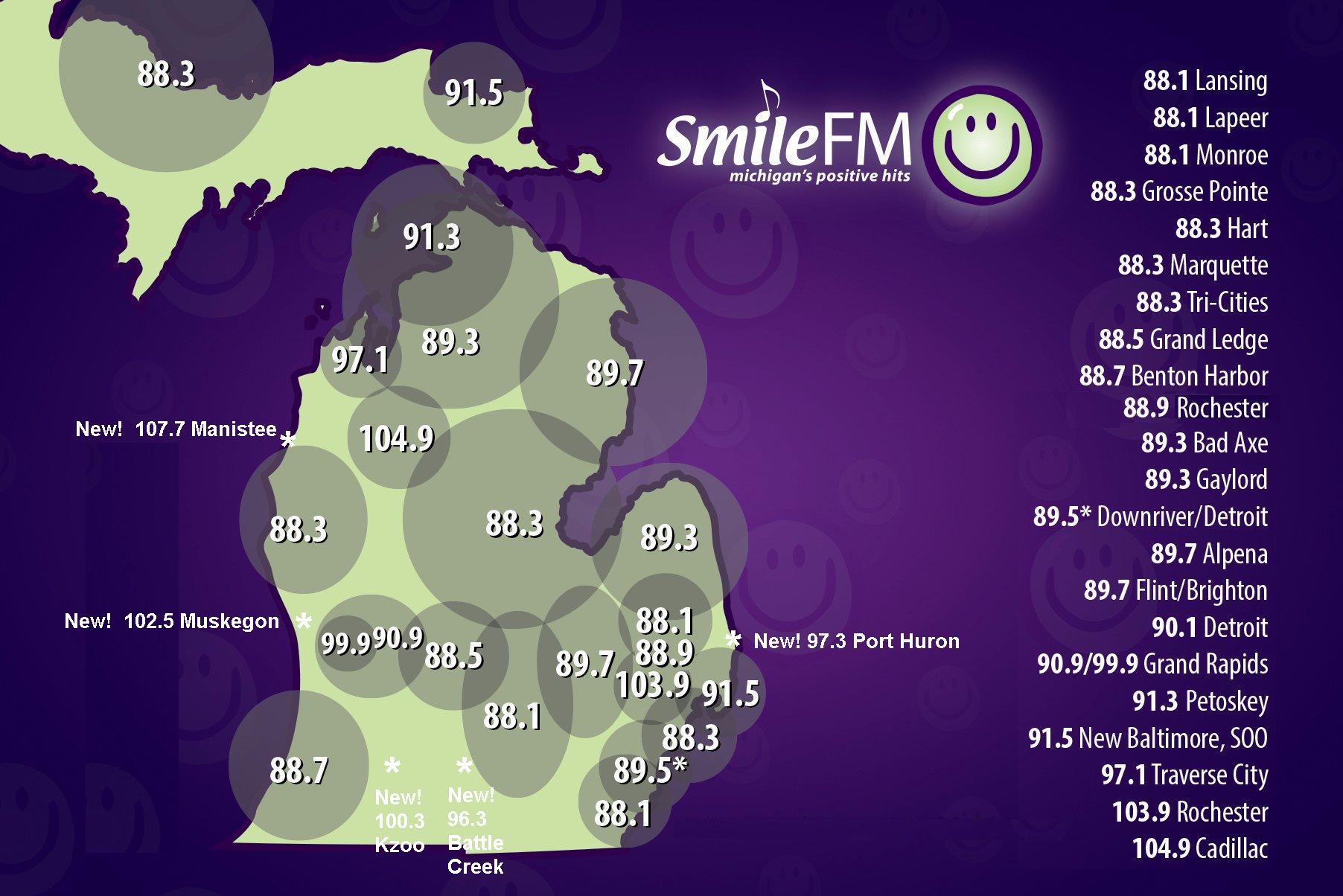 Smile FM Station Map
